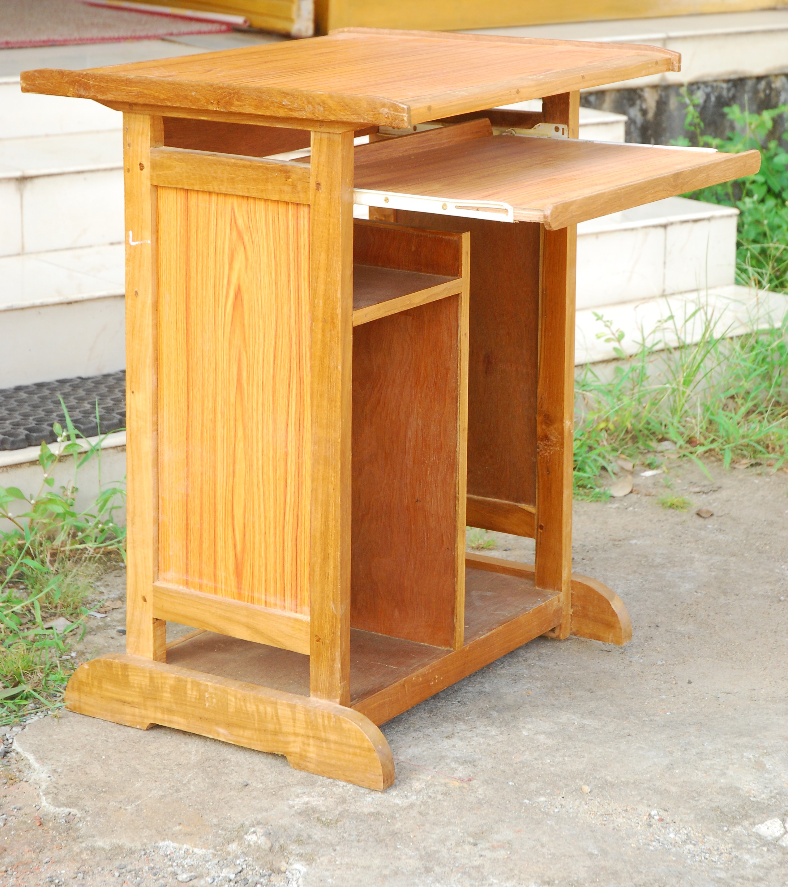 Computer table shop teak wood